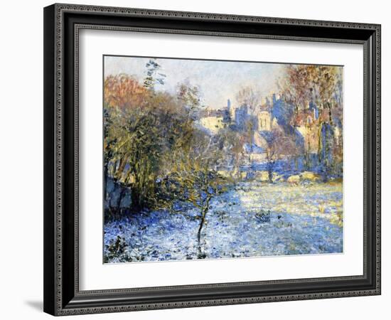 Frost, 1875-Claude Monet-Framed Giclee Print