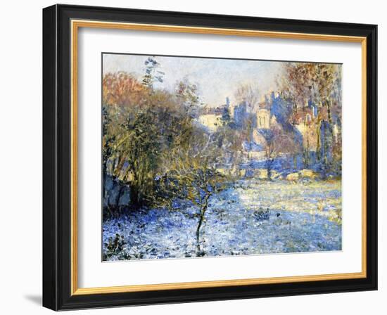 Frost, 1875-Claude Monet-Framed Giclee Print