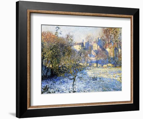 Frost, 1875-Claude Monet-Framed Giclee Print