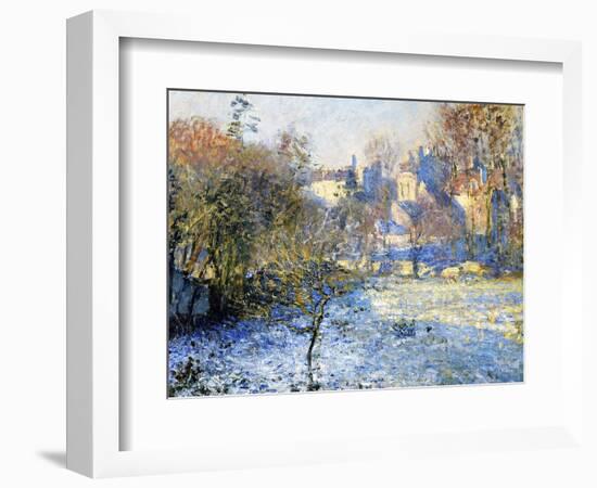 Frost, 1875-Claude Monet-Framed Giclee Print