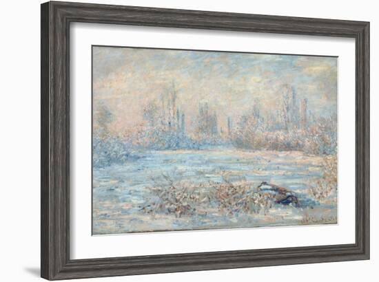 Frost, 1880-Claude Monet-Framed Giclee Print