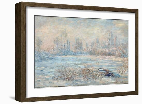 Frost, 1880-Claude Monet-Framed Giclee Print