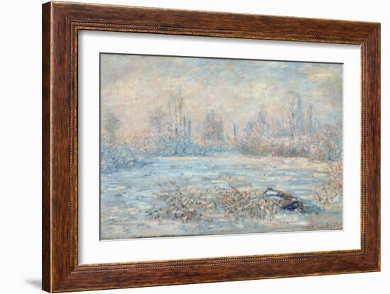 Frost, 1880-Claude Monet-Framed Giclee Print