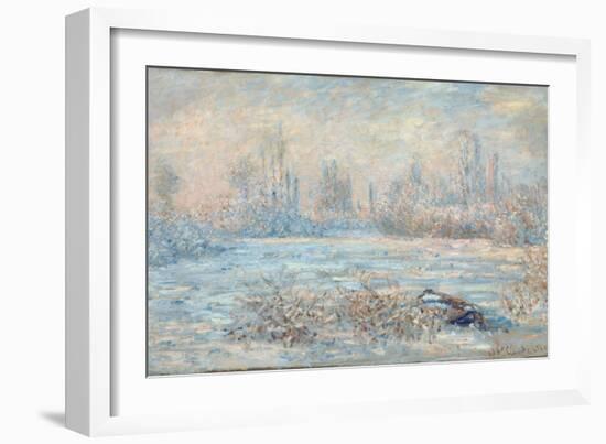 Frost, 1880-Claude Monet-Framed Giclee Print