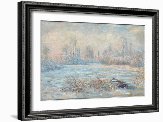 Frost, 1880-Claude Monet-Framed Giclee Print