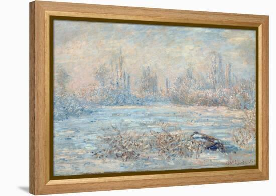 Frost, 1880-Claude Monet-Framed Premier Image Canvas