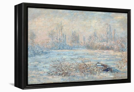 Frost, 1880-Claude Monet-Framed Premier Image Canvas