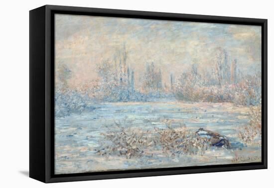 Frost, 1880-Claude Monet-Framed Premier Image Canvas