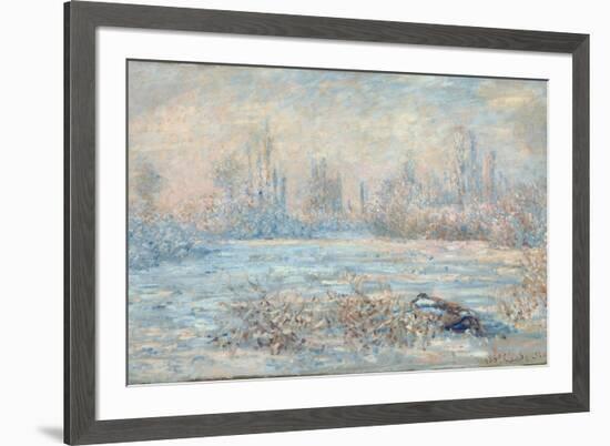 Frost, 1880-Claude Monet-Framed Giclee Print