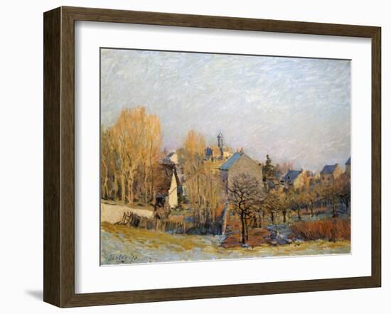 Frost in Louveciennes, 1873-Alfred Sisley-Framed Giclee Print