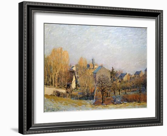 Frost in Louveciennes, 1873-Alfred Sisley-Framed Giclee Print