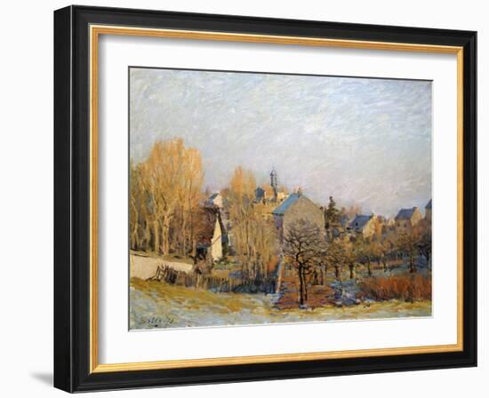 Frost in Louveciennes, 1873-Alfred Sisley-Framed Giclee Print