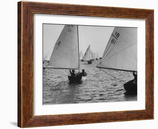 Frostbite Race-Grey Villet-Framed Photographic Print