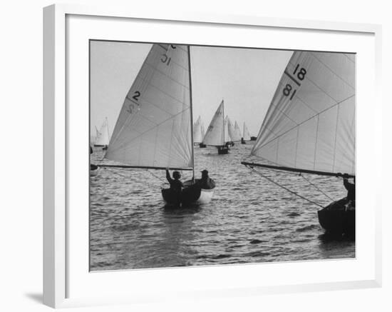 Frostbite Race-Grey Villet-Framed Photographic Print