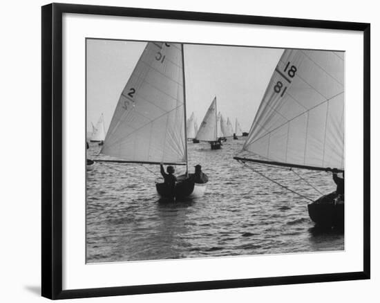 Frostbite Race-Grey Villet-Framed Photographic Print