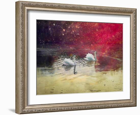 Frosted Lake, 2019,-Helen White-Framed Giclee Print