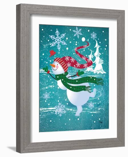 Frosty & Fab II-Teresa Woo-Framed Art Print