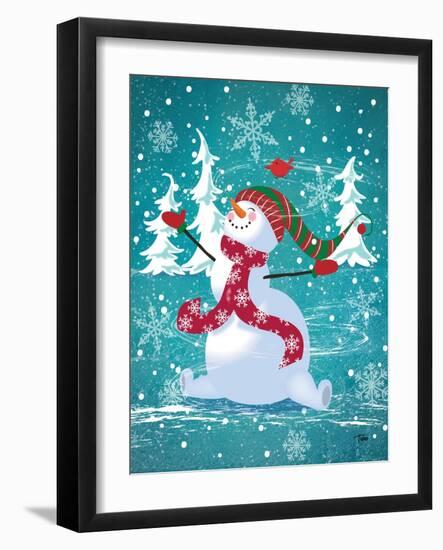 Frosty & Fab III-Teresa Woo-Framed Art Print