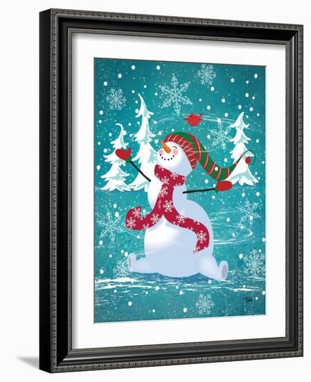 Frosty & Fab III-Teresa Woo-Framed Art Print