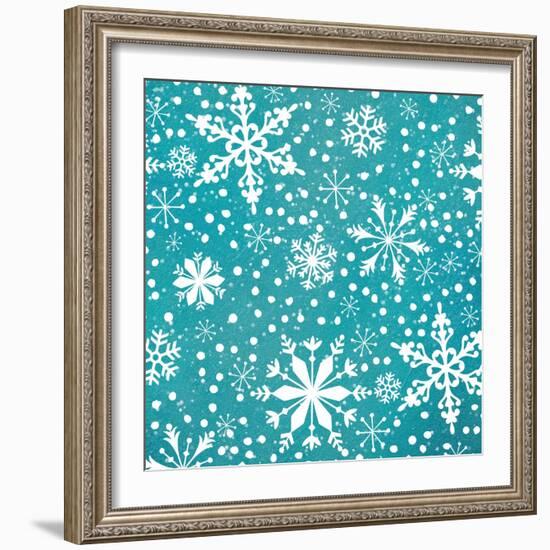 Frosty & Fab Snow-Teresa Woo-Framed Art Print