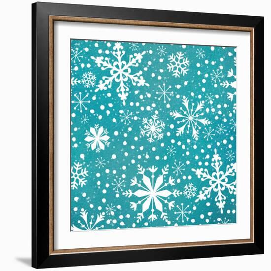 Frosty & Fab Snow-Teresa Woo-Framed Art Print