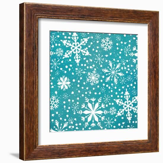 Frosty & Fab Snow-Teresa Woo-Framed Art Print