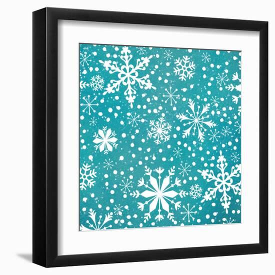 Frosty & Fab Snow-Teresa Woo-Framed Art Print