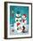 Frosty & Fab V-Teresa Woo-Framed Art Print