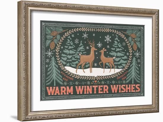 Frosty Forest I-Laura Marshall-Framed Art Print