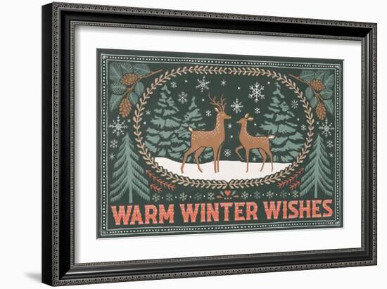 Frosty Forest I-Laura Marshall-Framed Art Print