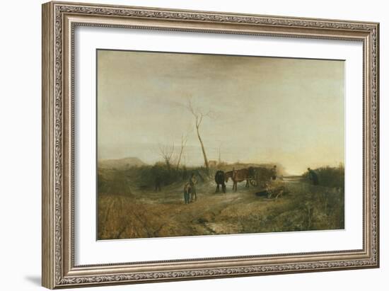 Frosty Morning, 1813-J. M. W. Turner-Framed Giclee Print