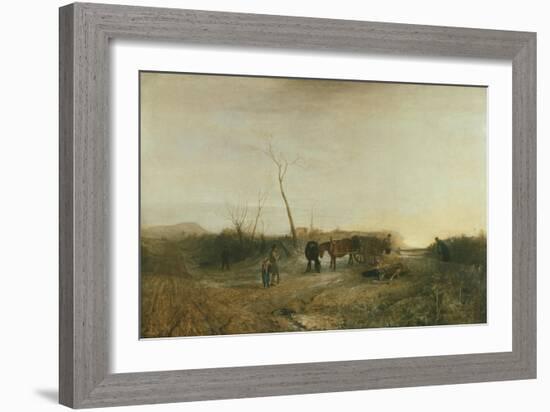 Frosty Morning, 1813-J. M. W. Turner-Framed Giclee Print