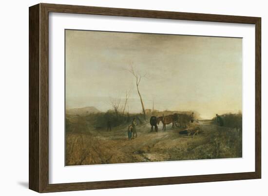 Frosty Morning, 1813-J. M. W. Turner-Framed Giclee Print