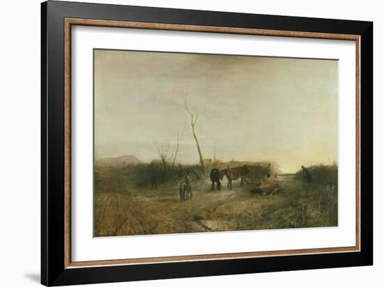 Frosty Morning, 1813-J. M. W. Turner-Framed Giclee Print