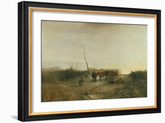 Frosty Morning, 1813-J. M. W. Turner-Framed Giclee Print