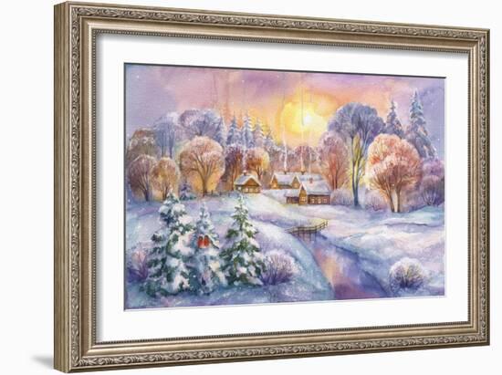 Frosty Morning-ZPR Int’L-Framed Giclee Print