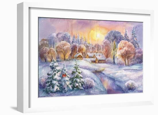 Frosty Morning-ZPR Int’L-Framed Giclee Print