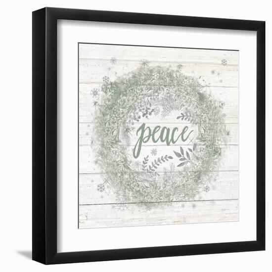 Frosty Peace Sage Silver-Mary Urban-Framed Art Print