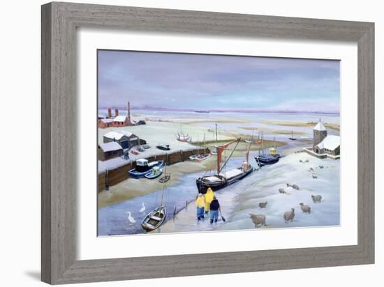 Frozen Creek-Margaret Loxton-Framed Giclee Print