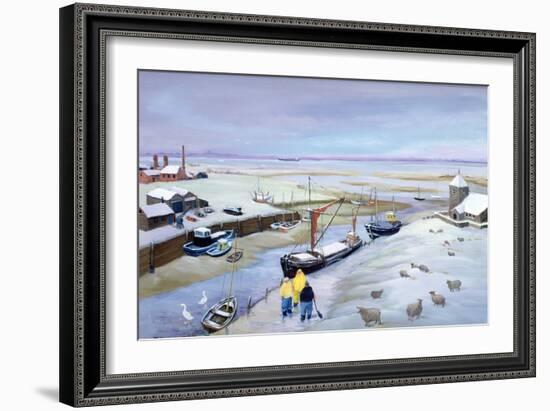 Frozen Creek-Margaret Loxton-Framed Giclee Print
