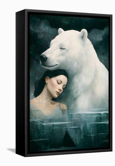 Frozen Dreams-Paula Belle Flores-Framed Stretched Canvas