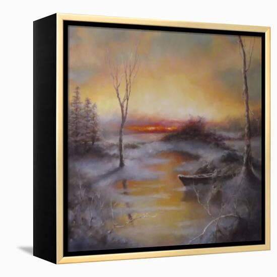 Frozen Gold 2012-Lee Campbell-Framed Premier Image Canvas