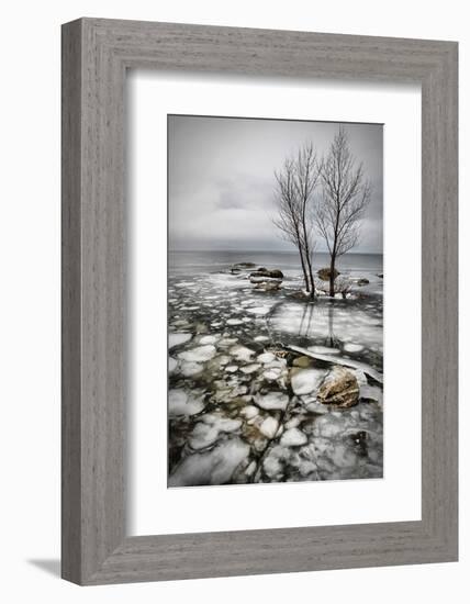 Frozen Lake-Vedran Vidak-Framed Photographic Print