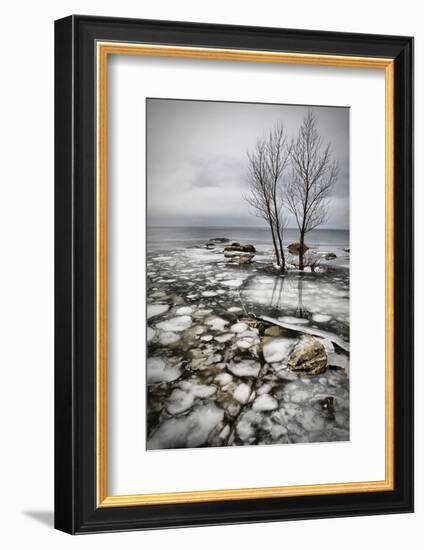 Frozen Lake-Vedran Vidak-Framed Photographic Print