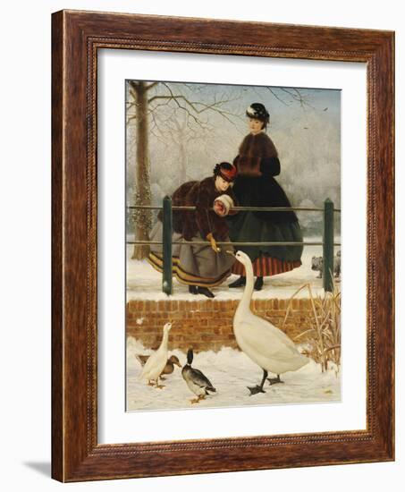 Frozen Out, 1866-George Dunlop Leslie-Framed Giclee Print