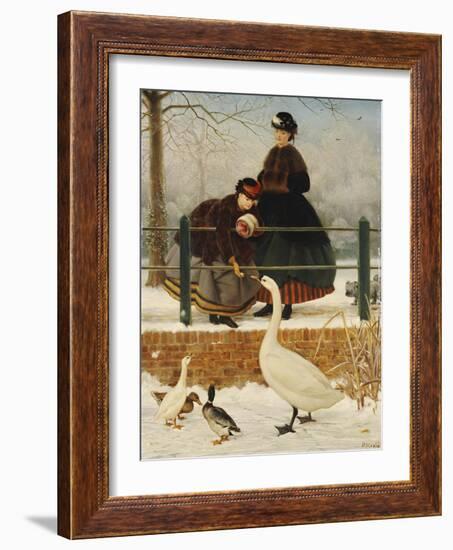 Frozen Out, 1866-George Dunlop Leslie-Framed Giclee Print