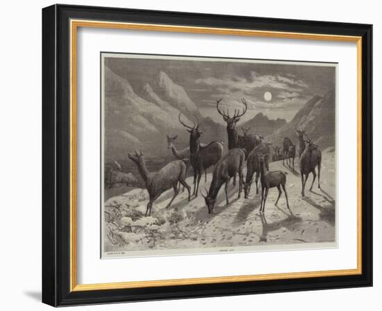 Frozen Out-Friedrich Wilhelm Keyl-Framed Giclee Print