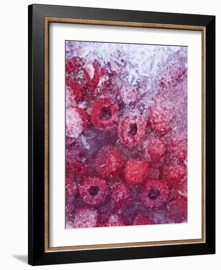 Frozen Raspberries-Chris Sch?fer-Framed Photographic Print