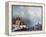 Frozen River, 1787-1870-Andreas Schelfhout-Framed Premier Image Canvas