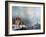 Frozen River, 1787-1870-Andreas Schelfhout-Framed Giclee Print